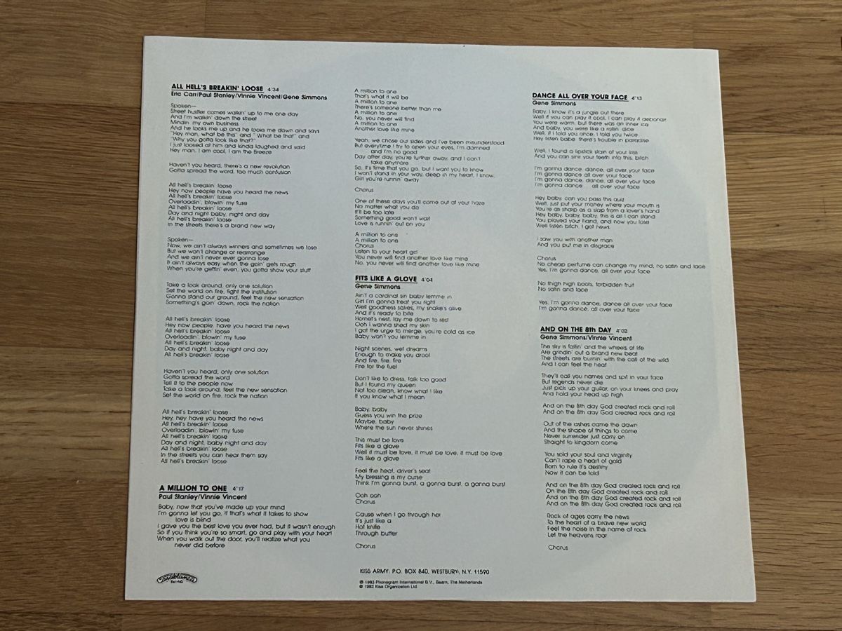 Dischi in vinile: Kiss. 1983. Lick It Up – Usato da Faulensee venduto da Mizuno06 3