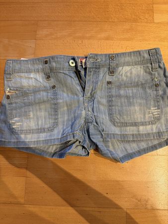 Diesel Shorts Hotpants hellblau Gr. 16 XS-S guter Zustand