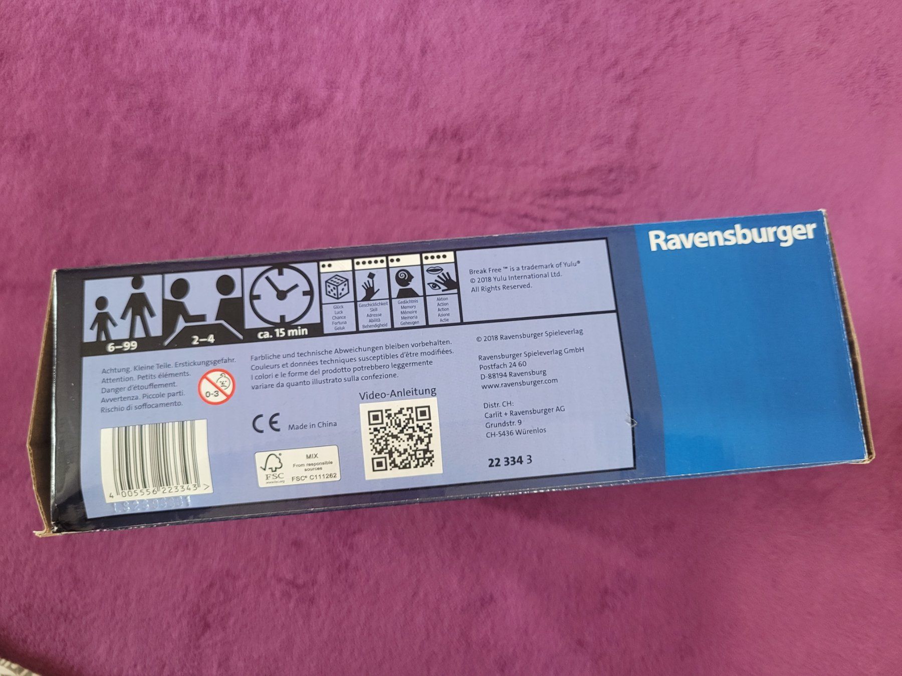 Ravensburger Giochi: Break Free Spiel von Ravensburger – Usato da Müllheim Dorf venduto da Seeeule01 6