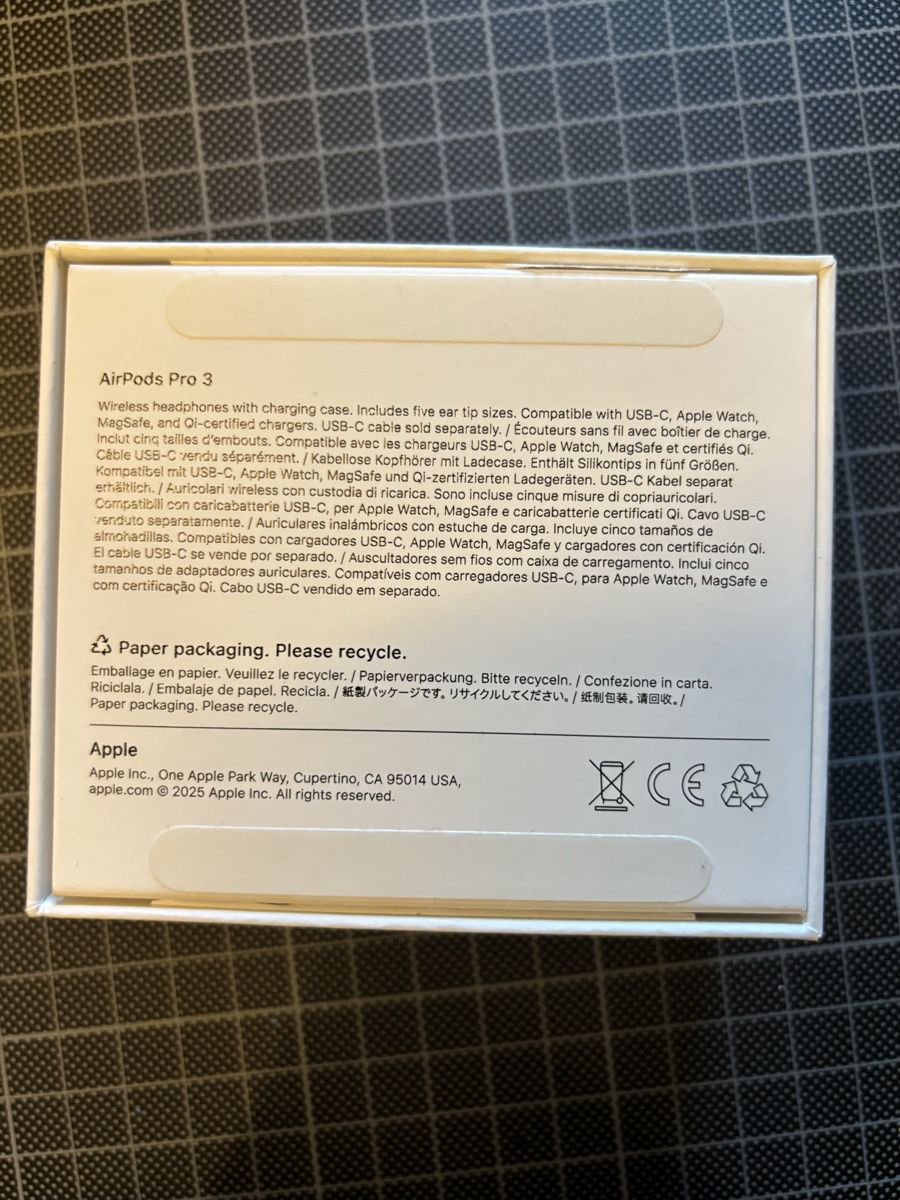 Apple AirPods Pro 3 In-Ear Kopfhörer weiss wie neu (Neu (gemäss ...