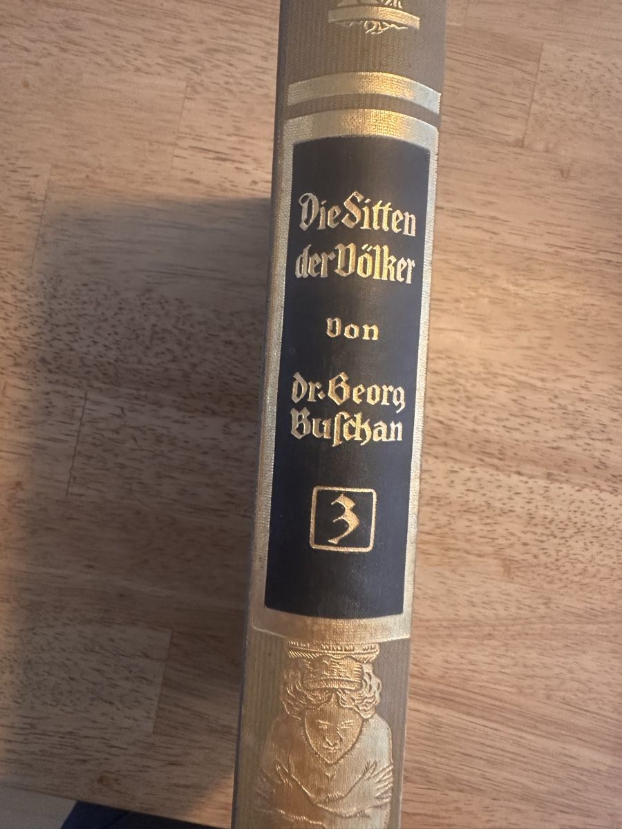 Libri: Die Sitten der Völker, Band 3 und 4 – Usato da Riehen venduto da fischre1 1