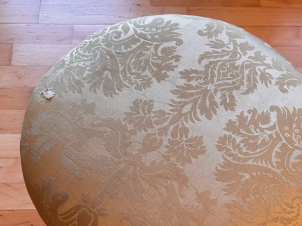 Sgabelli: Vintage upholstered wooden stool / Hocker – Usato da Zürich venduto da ste_8889 2