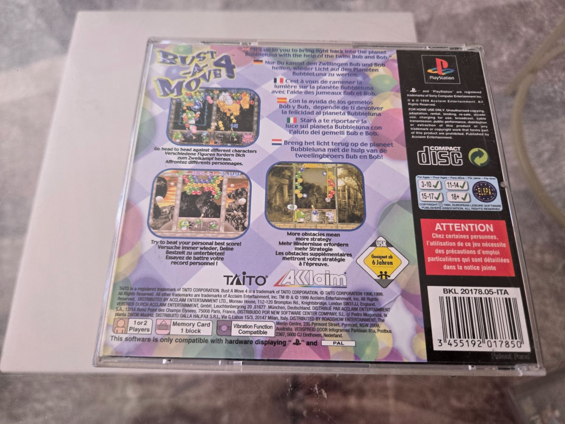 Giochi: Bust a Move 4 PS1 – Usato da Bussigny venduto da Kfdlt 1