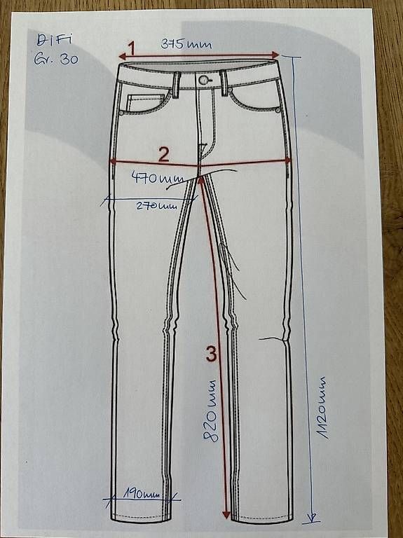 Pantaloni: Motorradhose, echtes Leder Grösse 30 – Usato da Thun venduto da Blasers 3