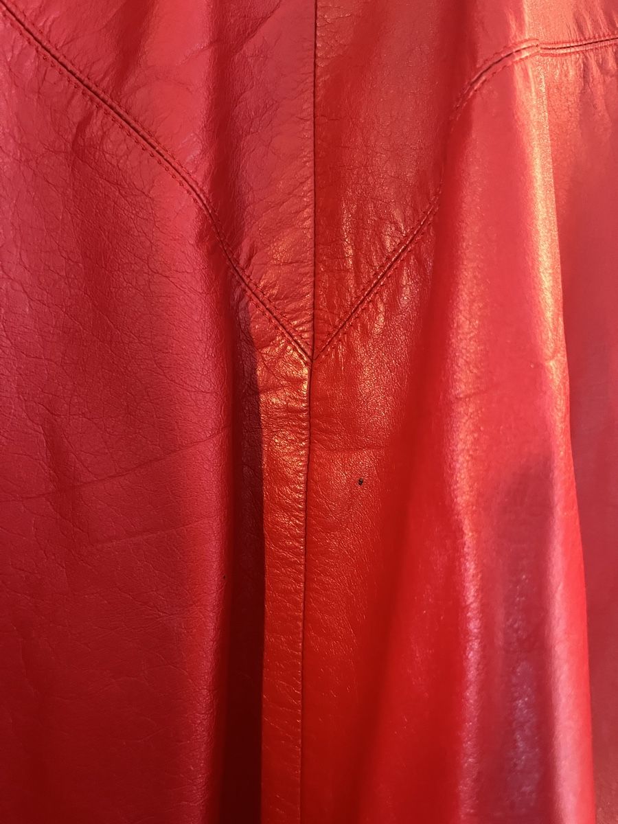 Cappotti: Rote Lederjacke vintage – Usato da Zürich venduto da Closetbesties 4