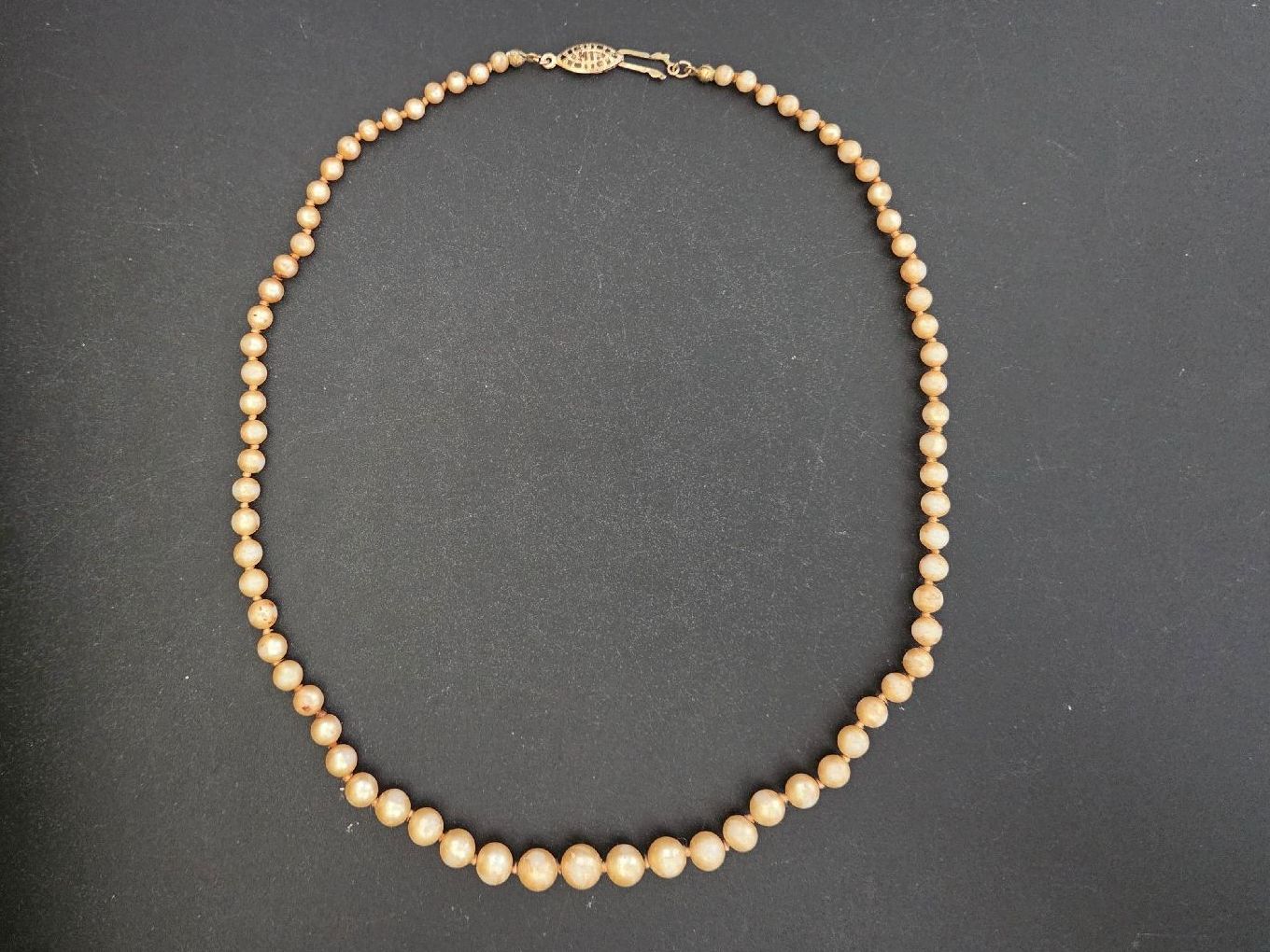 Ketten: Collier de perles fantaisies vintage – Gebraucht aus Territet von Cenh