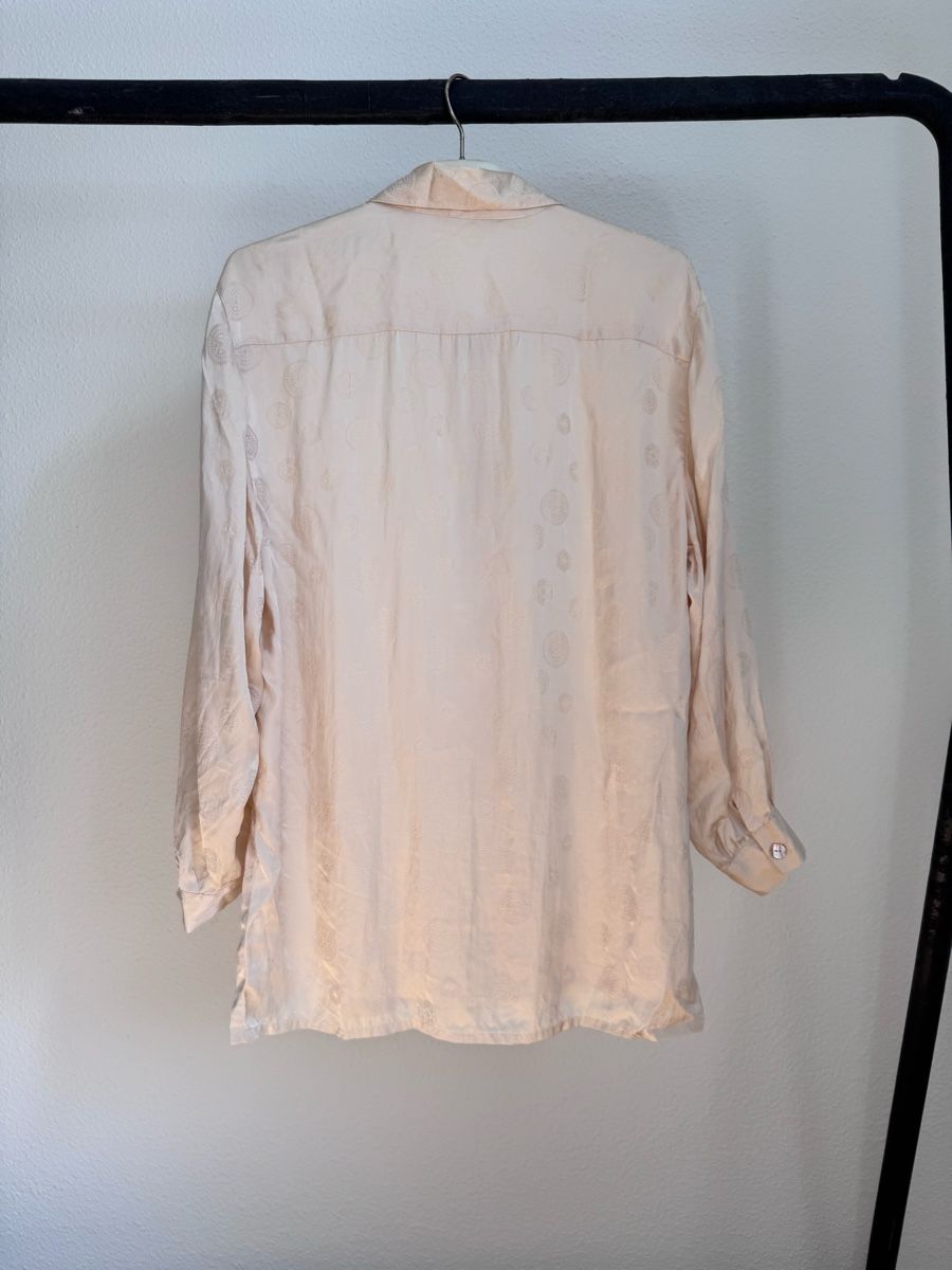 Camicette: Seidenhemd beige vintage – Usato da Zürich venduto da cam_kcc7 2
