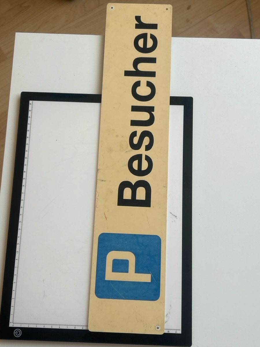 Insegne: Schild Besucher Parkplatz P(I6) – Usato da Neuenhof venduto da bro_9zsg 1