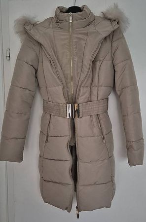 Salsa Jeans Wintermantel Grösse S, 36, beige