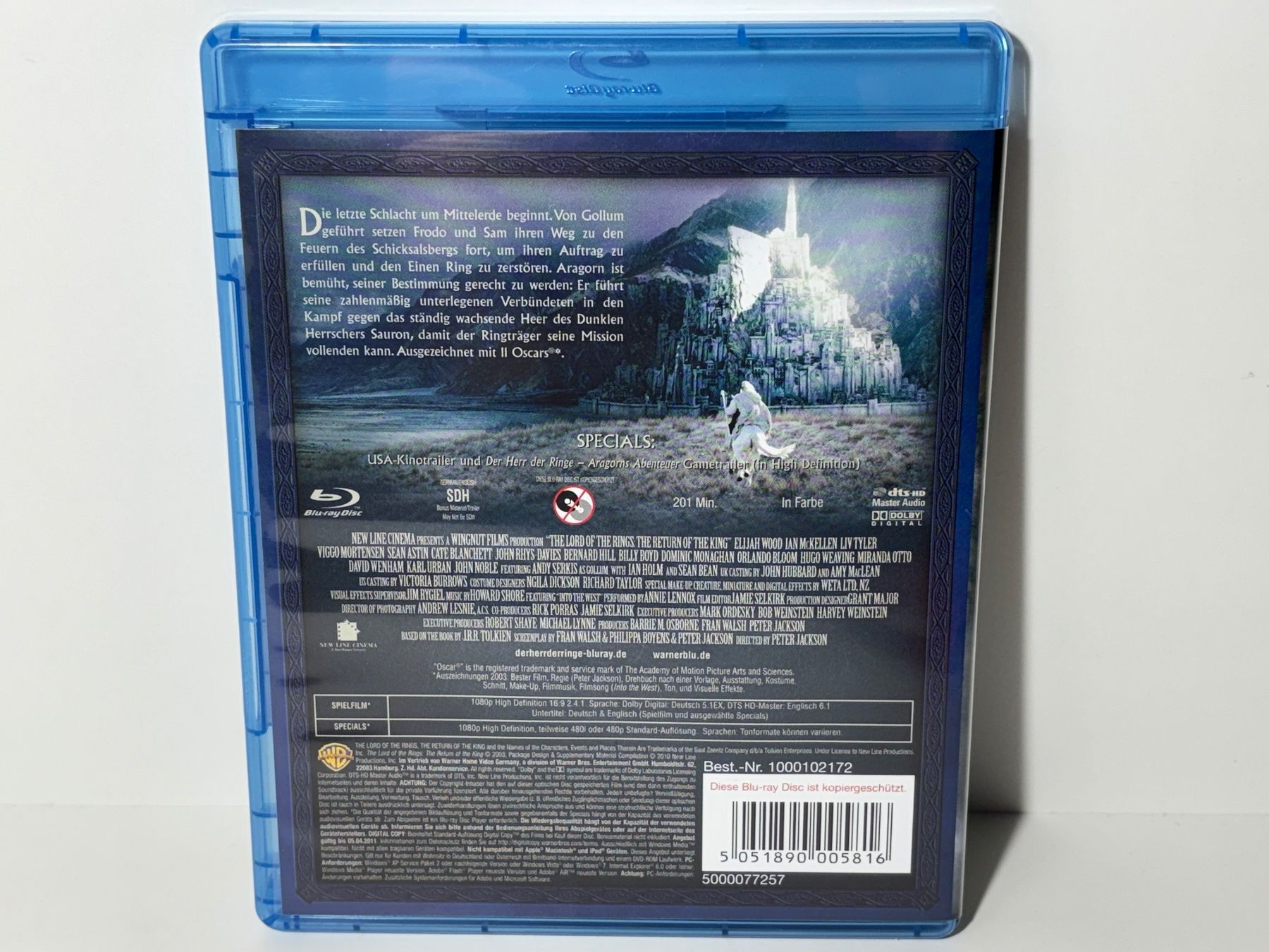 Tutti i DVDs: Der Herr der Ringe 1-3 Blu Ray – Usato da Wilderswil venduto da Mr.Fury 9