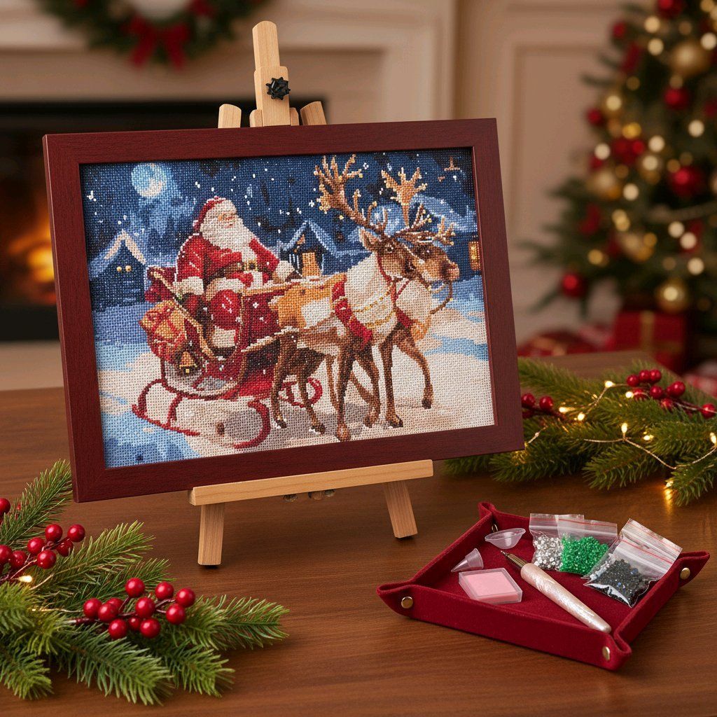 Kit bricolage: Diamond painting terminé 40x60 cm – Nuovo (secondo la descrizione) da Ste-Croix venduto da Lougia