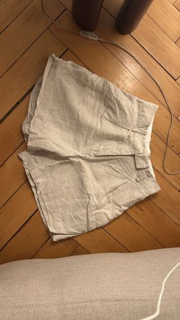 Arket Leinen Shorts, Beige, Gr. 34 - Sommer Neu