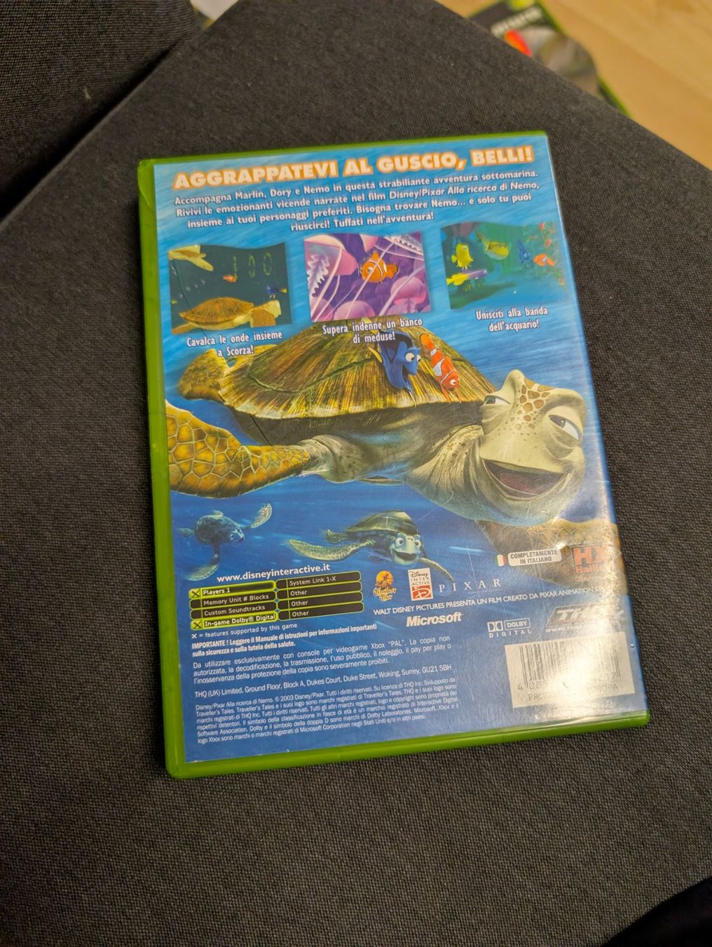Giochi: Alla ricerca di nemo Microsoft Xbox – Usato da Giubiasco venduto da Ticinerd 1