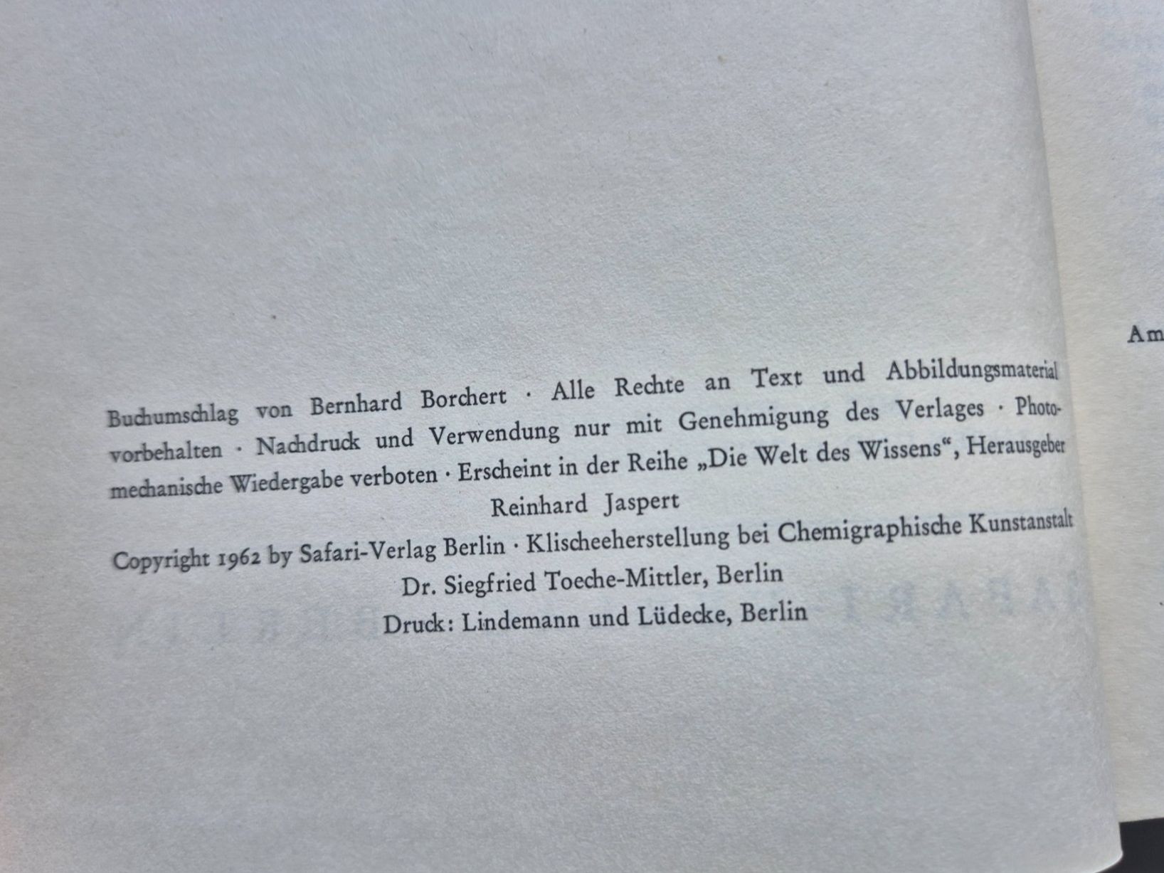 Libri: Ufer hinter dem Horizont - Joachim G. Leithäuser  -  1962 – Usato da Niederweningen venduto da Obson 2