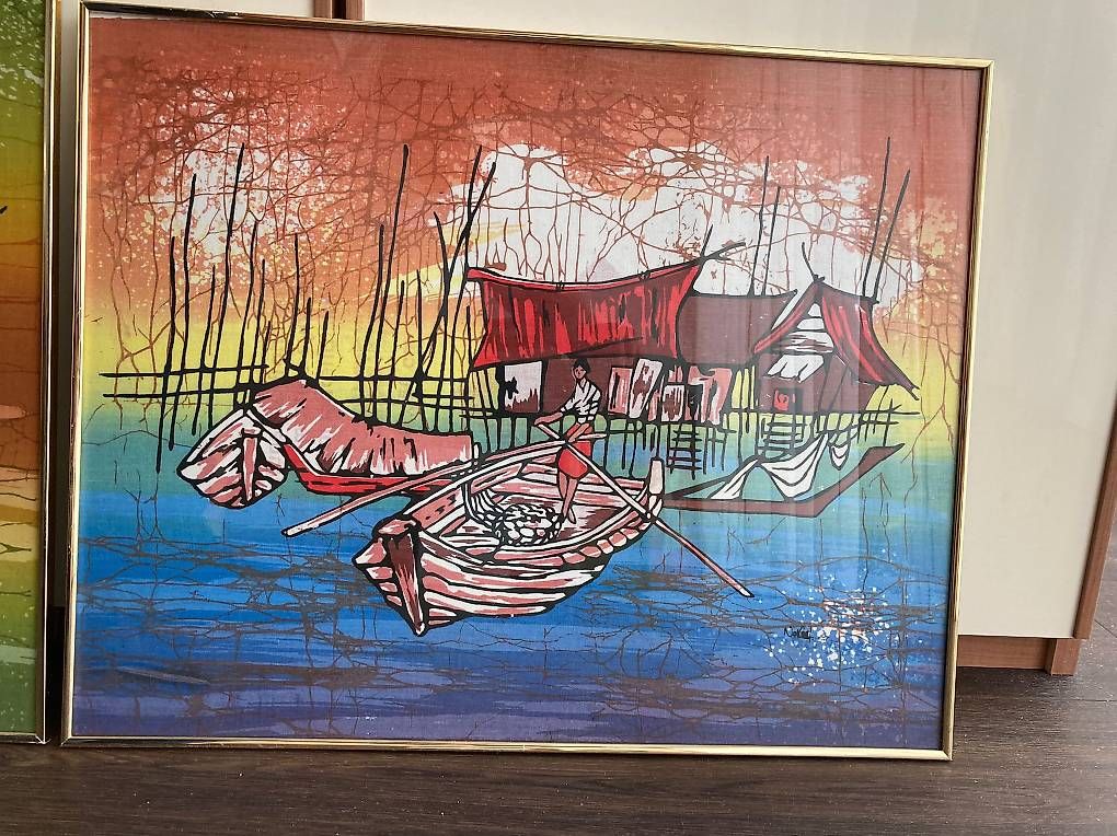 Foto & Immagini: Original Indonesische Batik Bilder – Usato da Buchberg venduto da Salmonfly666 1