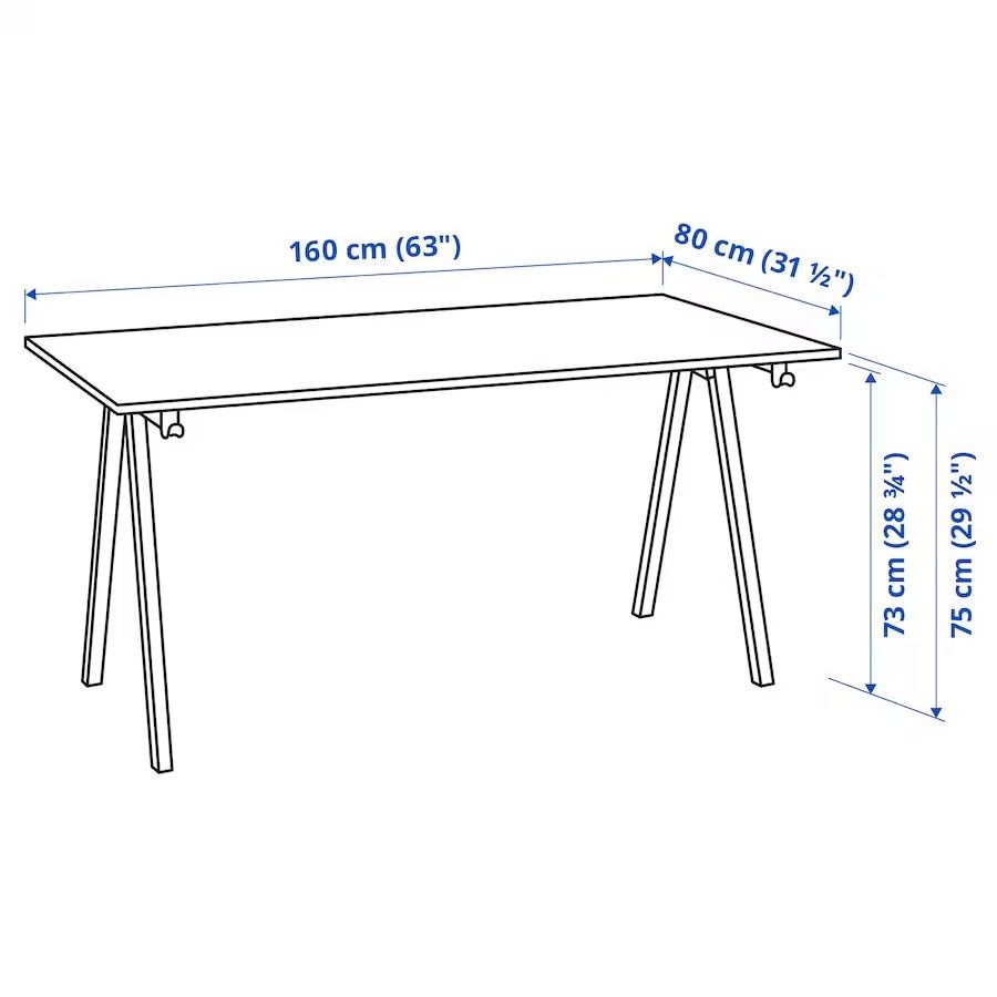 Ikea Scrivanie: IKEA Trotten Schreibtisch – Nuovo (secondo la descrizione) da Küsnacht ZH venduto da M.Martins 1