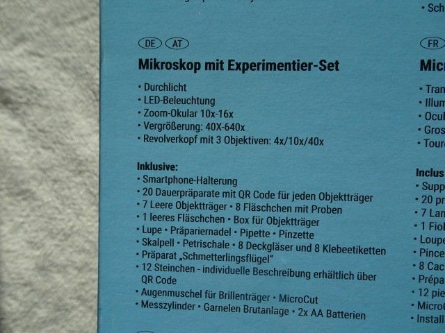Microscopi: Mikroskop. Plus gratis Experimentier-Set – Usato da Berikon venduto da Akronym55 4