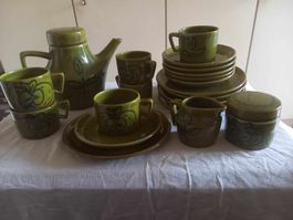 Vintage Kaffee/Tee Geschirr-Set für 6 Personen, Top Zustand!