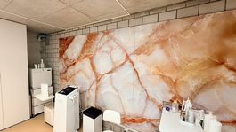 XXL Onyx Wandbild Aluminium 250x200 cm, einzeln o. Paar
