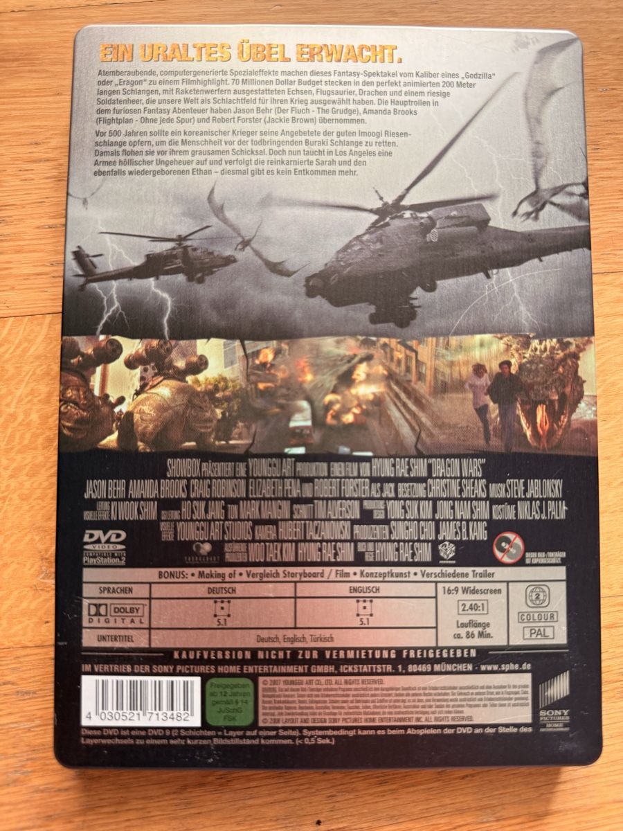 Alle DVDs: Dragon Wars D-Wars - DVD Steelbook – Gebraucht aus Kölliken von nerdorado 1