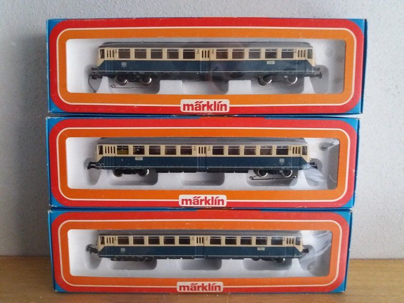 Märklin HO.1 x Automotrice 3028 et 2 x voitures pilotes 4028 | Kaufen