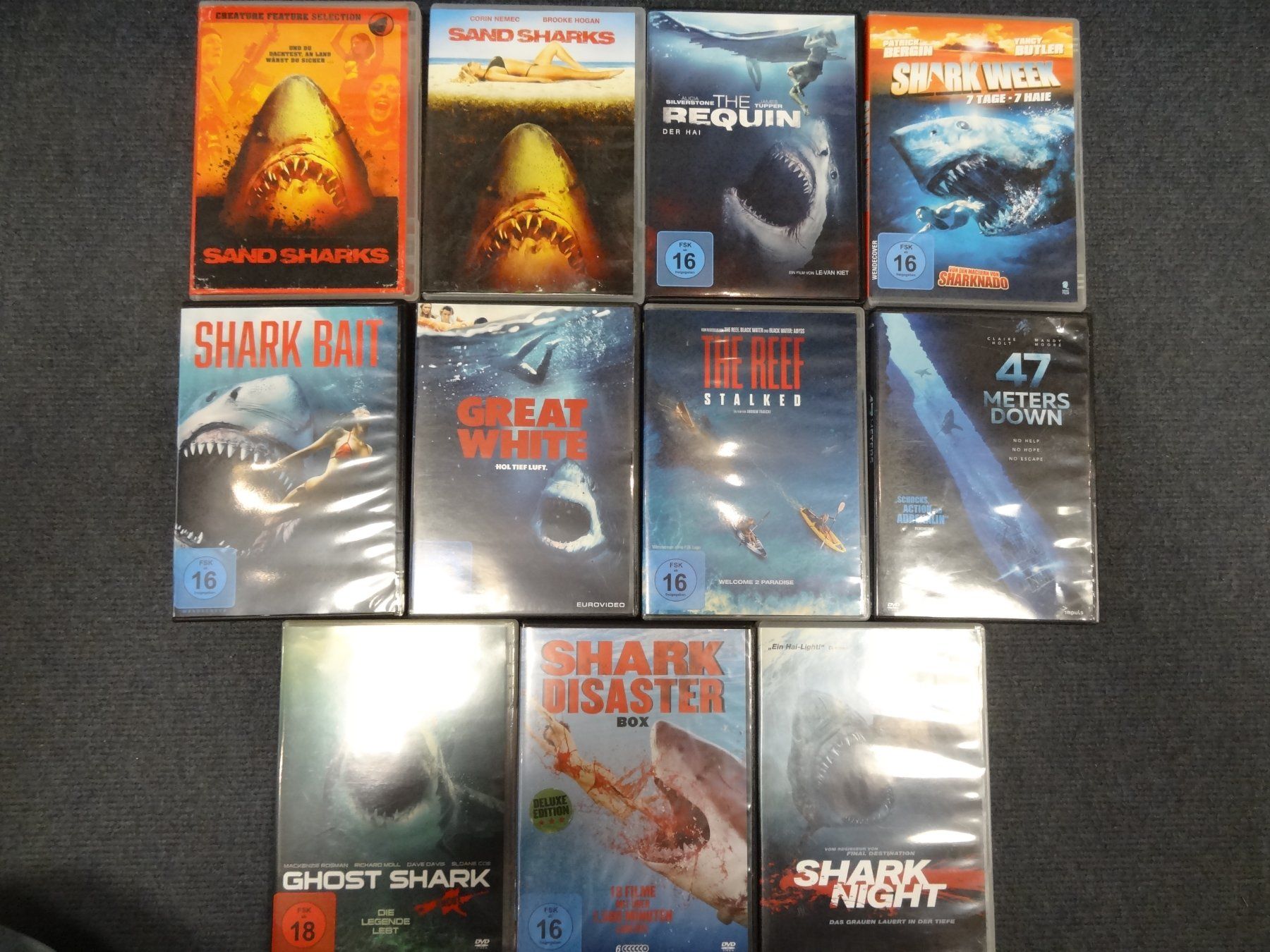 Tutti i DVDs: Hai- Shark Movies – Usato da luzern venduto da musicandart