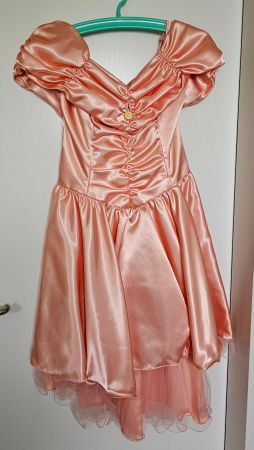 Fest-/Abendkleid, Grösse 38, Lachsfarben