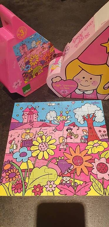 Puzzle: Vilac Puzzle en bois Princesse 49 pièces – Usato da Frasses venduto da rap_vkw7 1