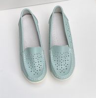 Mokassins Schuhe Damen mint grün blau Grösse 38
