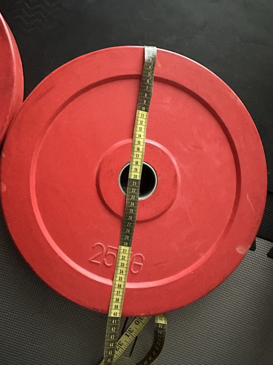 Hanteln & Gewichte: 2x 25 kg Set - weights plates for olympia barbell – Gebraucht aus Dübendorf von ant_2n7p