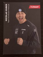 Signierte Autogrammkarte Nicolas Huber Snowboard Freestyle