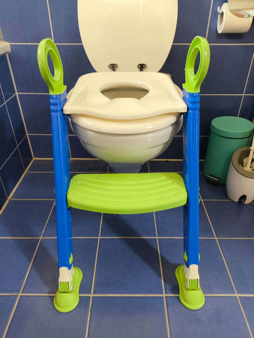 WC: Kinder Toilettensitz mit Treppe – Usato da Hedingen venduto da Kafi5 2