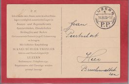 Kneubühler - Troxler - Luzern - 1925 - Schirm, Handschuhe