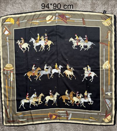 Foulard Rodier Paris vintage – 94 x 90 cm 