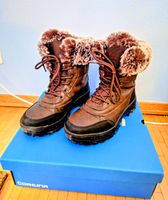 Cortina Winterstiefel braun mit Spikes gebrauchter Zustand