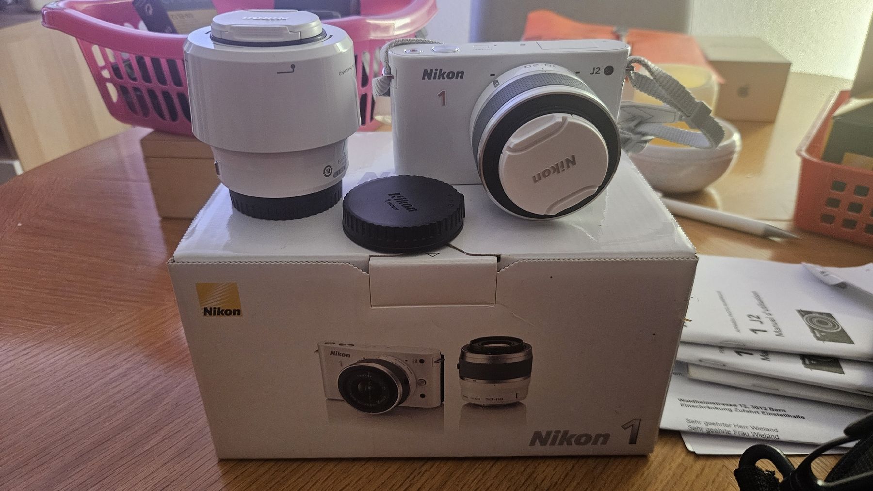 Nikon Fotocamera: Nikon 1 J2 mit 2 Objektiven und Tasche – Usato da Bern venduto da Us66