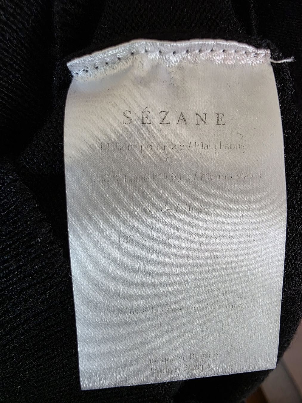 Sezane Maglioni & Felpe: Sezane Strickpullover Schwarz Rollkragen Gr. XS – Nuovo (secondo la descrizione) da Zürich venduto da LIMAR 5