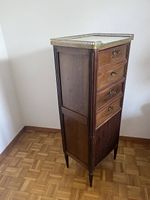 Semainier / chiffonier  marbre et laiton