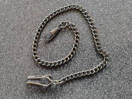 Uhrenkette, Uhren-Kette, Watch Chain Farbe gunmetal