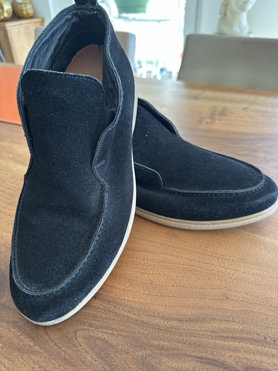 Herrenschuhe: Herrenschuh schwarz Wildleder Open Walk – Gebraucht aus S. Antonino von Swissbutler 1