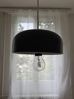 Designer Lampe in dunkelgrau matt