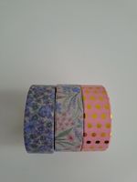 Washi Tape Set, 3 Rollen, Sommerliche Designs für DIY
