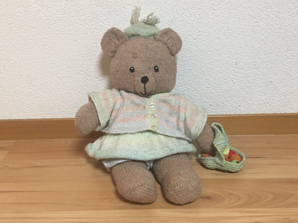 Nadelkissen Frosch Mit Ballon - Plüschtier Nähzubehör Für Stecknadeln 15,5cm