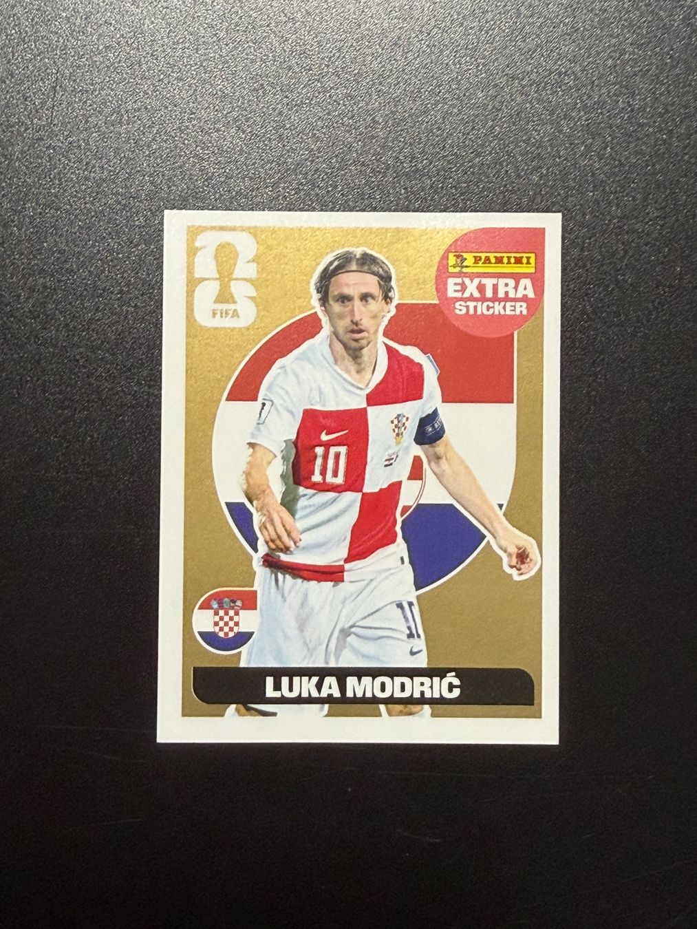 Panini Carte collezionabili: Extra sticker OR // Panini // LUKA MODRIĆ – Nuovo e nell'imballaggio originale da Cheyres venduto da Floflo1468