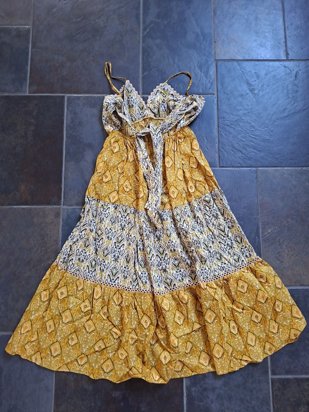 Zara Vestiti: Robe bohème dos nu multicolore  – Usato da Riaz venduto da car_8smd 1