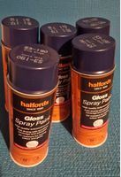 5x Halfords Gloss Spray Farbe Blau Glanz, S3-190, Neu