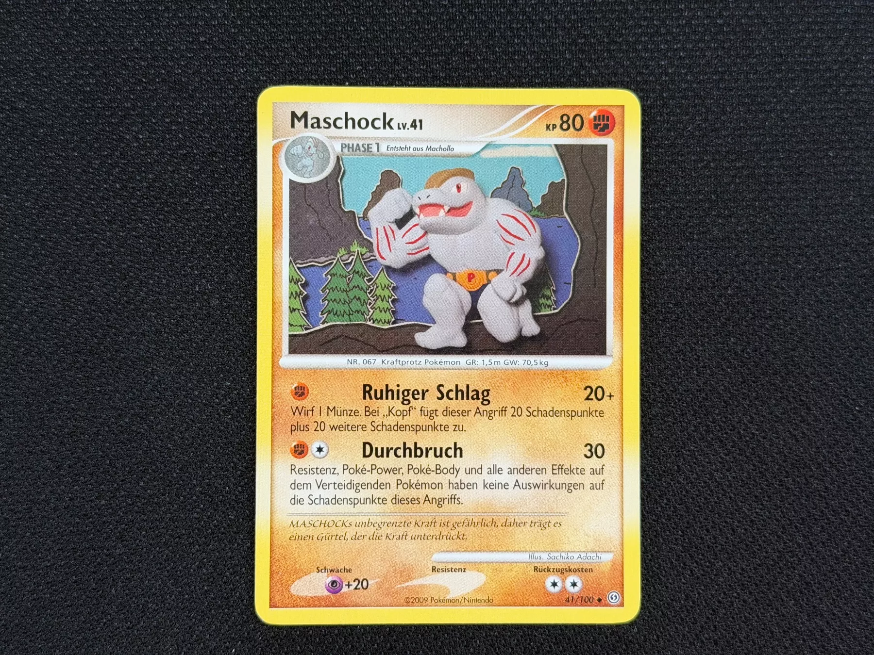 Pokémon Carte collezionabili: Maschock 41/100 – Usato da Zürich venduto da mountainwizard00
