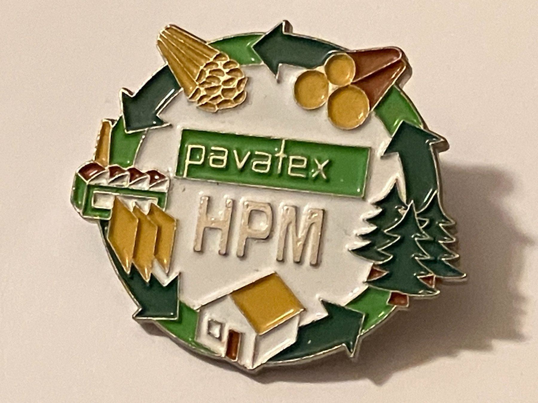 Placchette & Badge: 1 Pin Pavatex HPM – Usato da Basel venduto da djwwpp