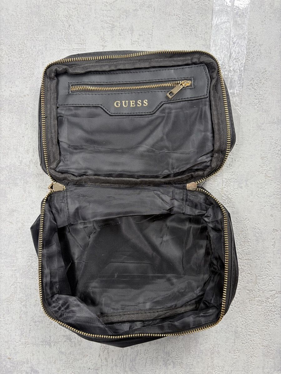 Guess Custodie per cosmetici: Trousse de toilette Guess Noir - Double Zip – Nuovo (secondo la descrizione) da Hauterive NE venduto da Leo_o 5