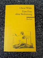 Oscar Wilde: Eine Frau ohne Bedeutung - Reclam Verlag!